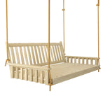 Keystone Amish Co. 6 Foot Franklin Porch Swing Bed, Unfinished
