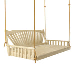 Keystone Amish Co. 4 Foot Sunburst Porch Swing Bed, Unfinished