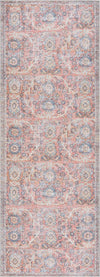 Urpi Rose & Blue Washable Area Rug