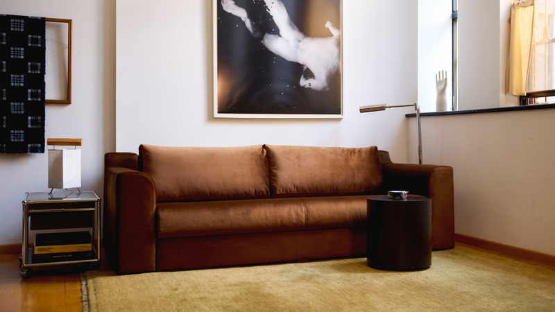 The Elevate 86" Sofa in Recycled Velvet