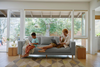 The Essential Loveseat Sectional in Recycled Velvet