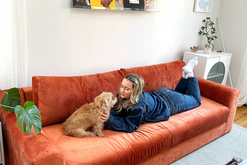 The Elevate 86" Sofa in Upcycled Poly