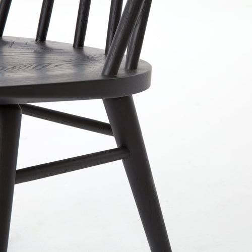Windsor Black Oak Dining Chair | ready to ship!