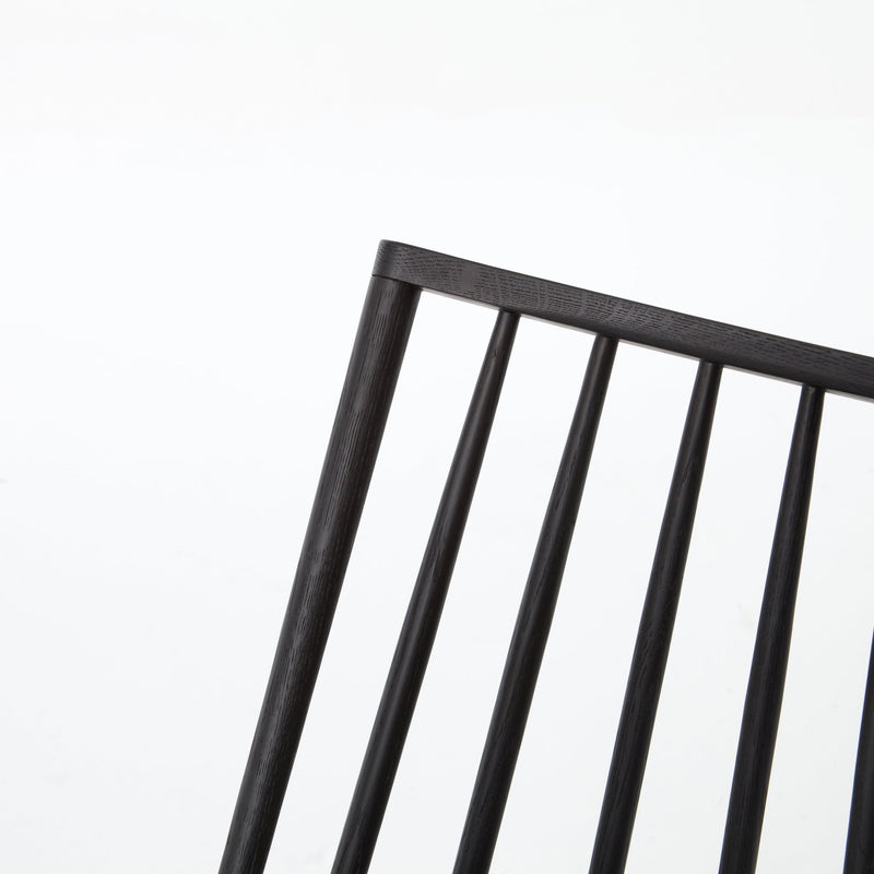 Windsor Black Oak Dining Chair | ready to ship!