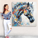 Canvas Print: "Vivid Steed"