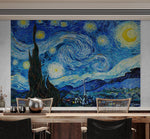 Vincent Van Gogh's The Starry Night Painting Wallpaper Mural.  #6742