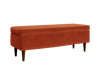 The Essential Storage Bench in Recycled Velvet