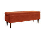 The Essential Storage Bench in Recycled Velvet