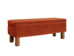 The Essential Storage Bench in Recycled Velvet