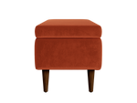 The Essential Storage Bench in Recycled Velvet