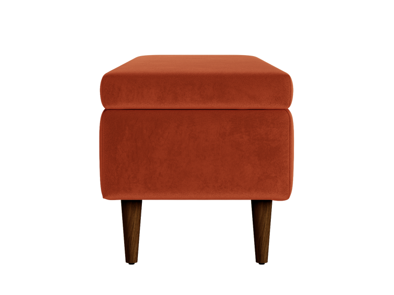 The Essential Storage Bench in Recycled Velvet