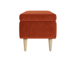 The Essential Storage Bench in Recycled Velvet