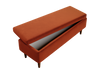 The Essential Storage Bench in Recycled Velvet