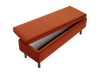 The Essential Storage Bench in Recycled Velvet