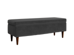 The Essential Storage Bench in Recycled Velvet