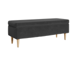 The Essential Storage Bench in Recycled Velvet