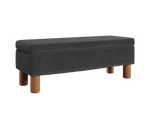 The Essential Storage Bench in Recycled Velvet