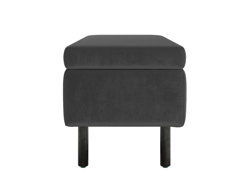 The Essential Storage Bench in Recycled Velvet