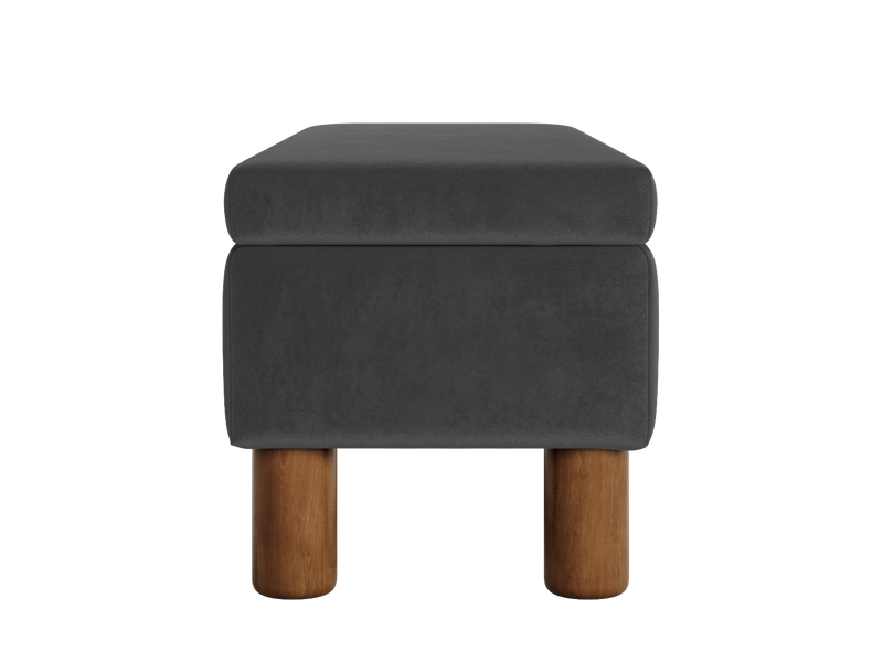 The Essential Storage Bench in Recycled Velvet
