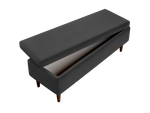 The Essential Storage Bench in Recycled Velvet