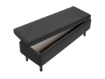 The Essential Storage Bench in Recycled Velvet