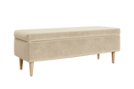 The Essential Storage Bench in Recycled Velvet