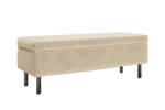 The Essential Storage Bench in Recycled Velvet