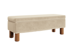 The Essential Storage Bench in Recycled Velvet