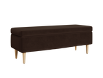 The Essential Storage Bench in Recycled Velvet