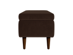 The Essential Storage Bench in Recycled Velvet