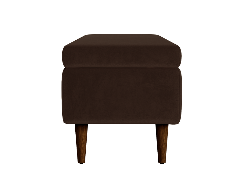 The Essential Storage Bench in Recycled Velvet