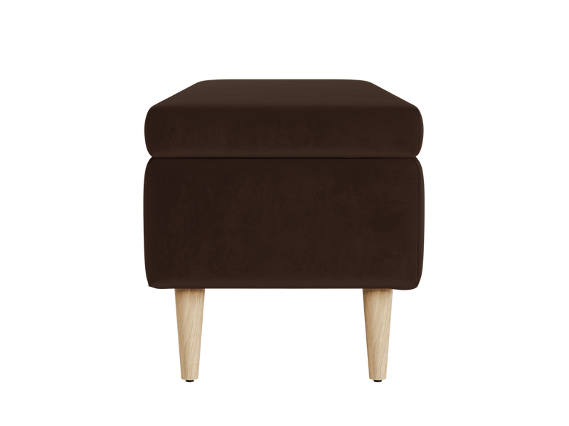 The Essential Storage Bench in Recycled Velvet