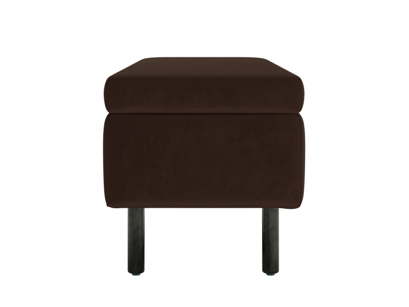 The Essential Storage Bench in Recycled Velvet