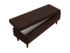 The Essential Storage Bench in Recycled Velvet