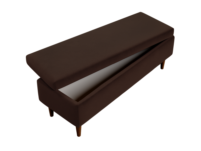 The Essential Storage Bench in Recycled Velvet