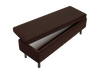The Essential Storage Bench in Recycled Velvet