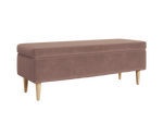 The Essential Storage Bench in Recycled Velvet