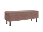 The Essential Storage Bench in Recycled Velvet
