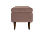 The Essential Storage Bench in Recycled Velvet
