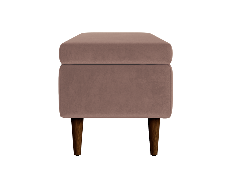 The Essential Storage Bench in Recycled Velvet