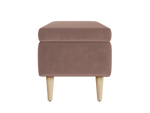 The Essential Storage Bench in Recycled Velvet