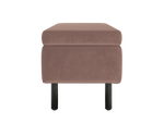 The Essential Storage Bench in Recycled Velvet