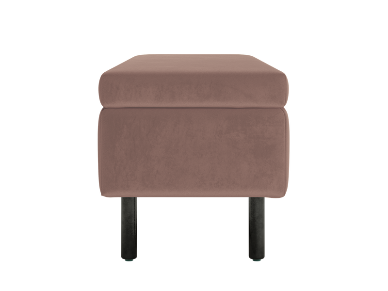 The Essential Storage Bench in Recycled Velvet