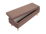 The Essential Storage Bench in Recycled Velvet