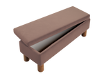 The Essential Storage Bench in Recycled Velvet