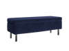 The Essential Storage Bench in Recycled Velvet