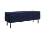 The Essential Storage Bench in Recycled Velvet