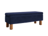 The Essential Storage Bench in Recycled Velvet