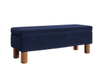 The Essential Storage Bench in Recycled Velvet