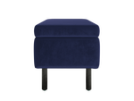 The Essential Storage Bench in Recycled Velvet